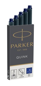 Naboje do pióra Parker Quink niebieskie