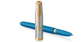 Pióro wieczne Parker 51 Premium Turquoise GT skuwka.png