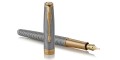 Pióro wieczne Parker Sonnet Deluxe Chiselled Silver GT skuwka.jpg