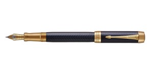 Pióro wieczne Parker Duofold Centennial Blue Chevron GT