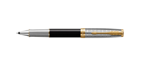 Pióro kulkowe Parker Sonnet Premium Metal &amp; Black czarne metalowe GT.png