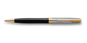 Długopis Parker Sonnet Premium Metal & Black czarne GT