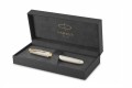 Pióro kulkowe Parker Sonnet Deluxe Silver Mistral GT etui.png