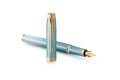 Pióro wieczne Parker IM Writing Rituals Turquoise Green GT prezentacja.jpg
